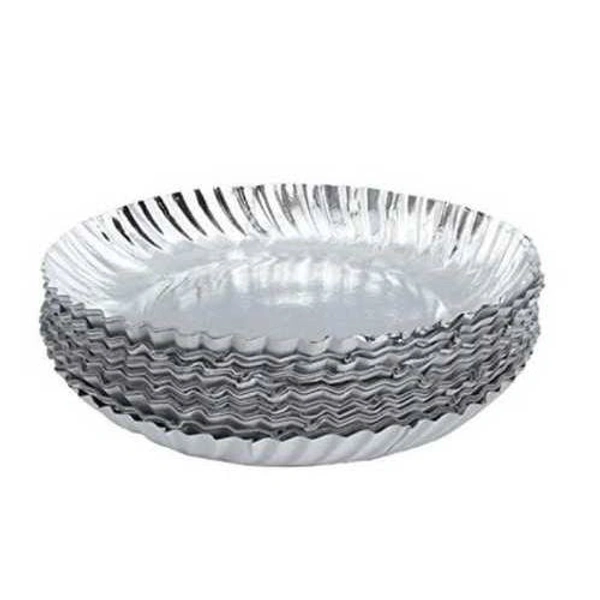 Disposable Silver Paper Plate - 1pk