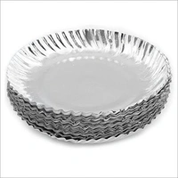 Disposable Silver Paper Plate - 1pk