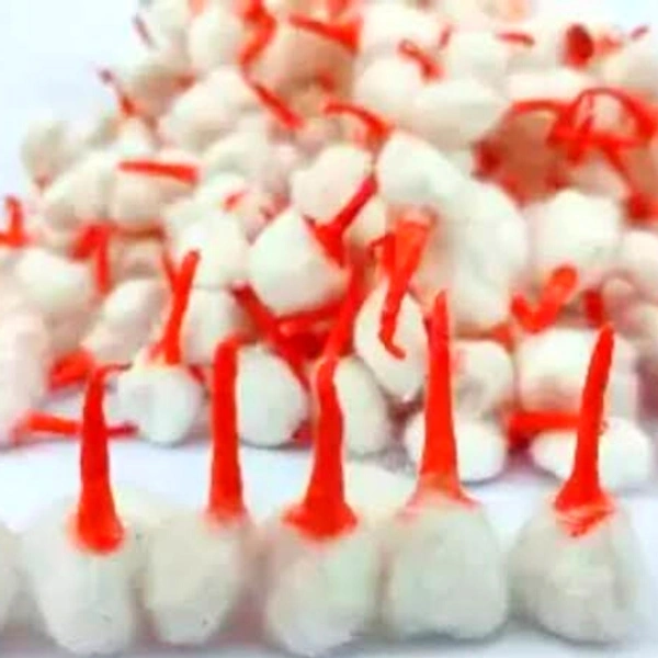 Cotton Round Wicks/Cotton Batti/Rui Gol Batti for Puja