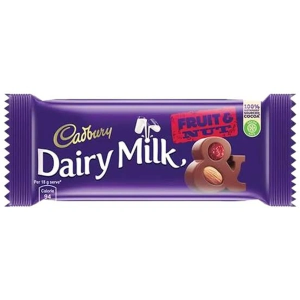 Cadbury Dairy Milk Fruit & Nut Chocolate Bar - 36g