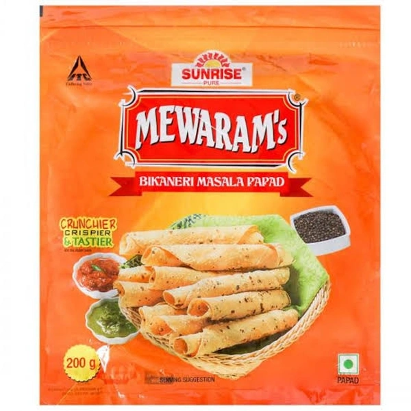 Sunrise Mewaram's Bikaneri Masala Papad - 200g