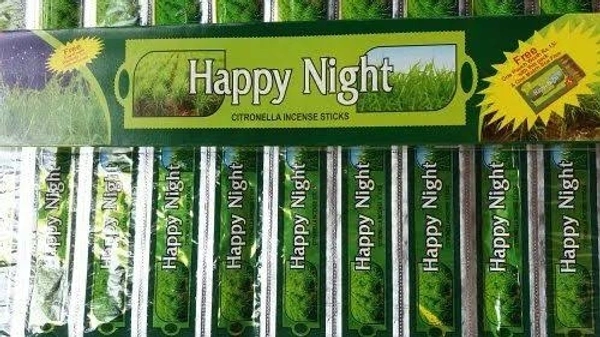 Agarbatti Happy Night Mosquito Repellent Stick - 1 Pouches