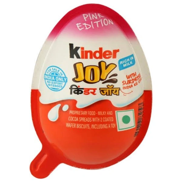 Kinder Joy Pink Edition Surprise Chocolate - 20g