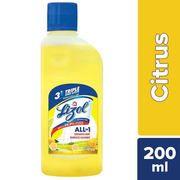 Lizol Disinfectant Floor Cleaner Citrus - 200ml