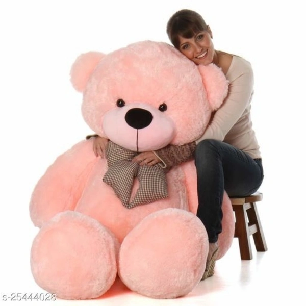 Stuffed Lovable Hugable Non-Toxic Fabric Cute Teddy Bear for Birhtday / Anniversary/ Valantine 3 FEET 90 cm Pink