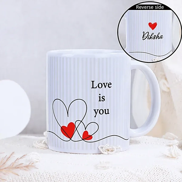 Personalized Love Is You Mug