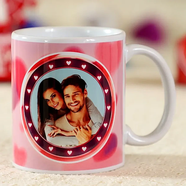 Heart Frame Personalized Mug