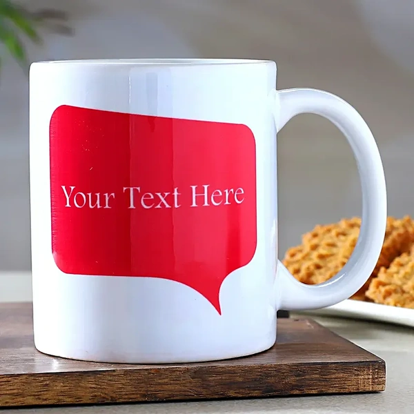 Personalized Message White Mug