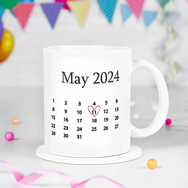 Personalized Calendar Mug