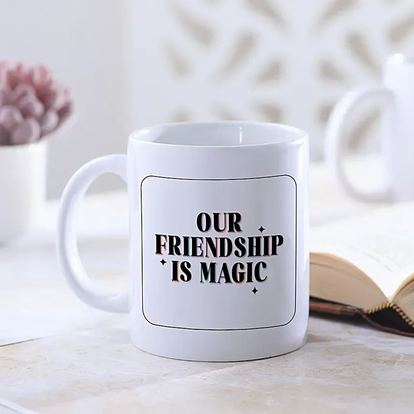 Personalized Friendship Is Magic Photo Mug