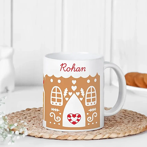 Festive Brew Personalized White Mug