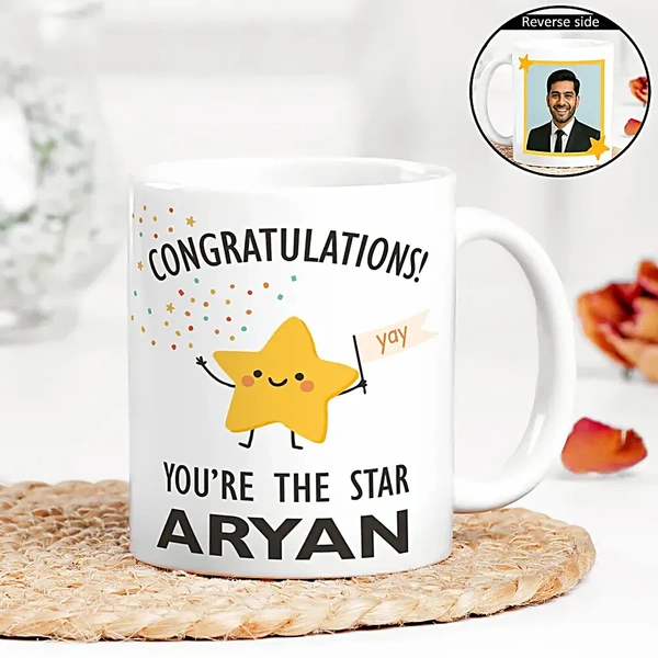 Elegant Personalized Photo Mug