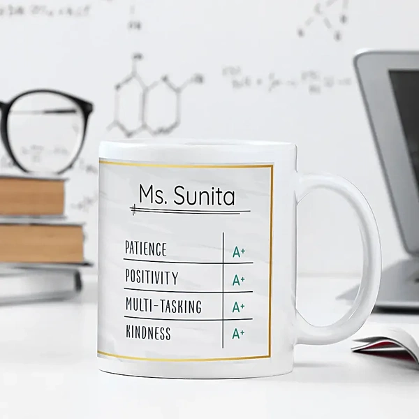 Teacher's Treasure Personalized Mug