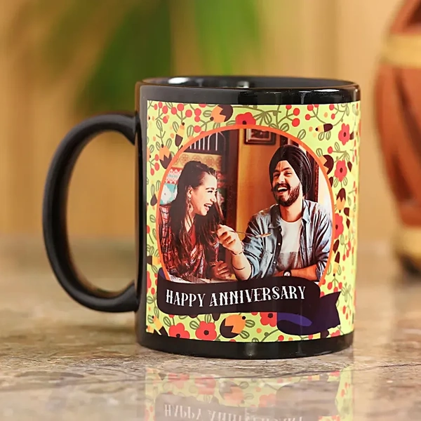 Personalized Happy Couple Anniversary Mug