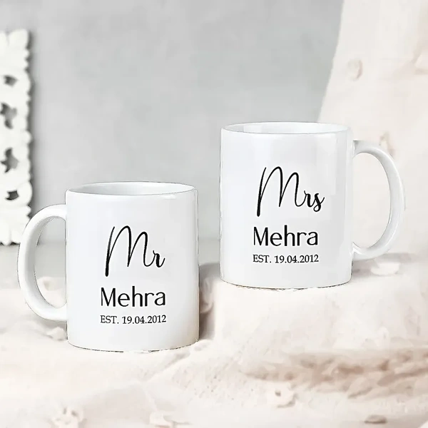 Cherished Couple Mugs