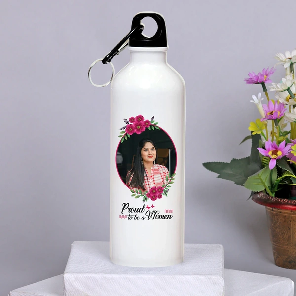 Personalized Proud to Be a Woman Sipper Bottle