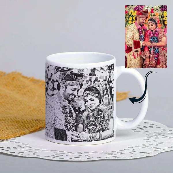 Personlised Pencil Art Mug