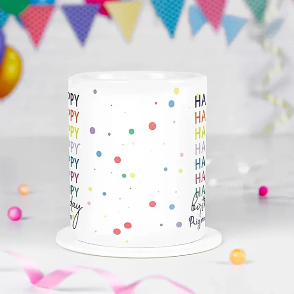 Birthday Bliss Personalized Mug