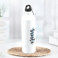 Personalized Name White Water Bottle