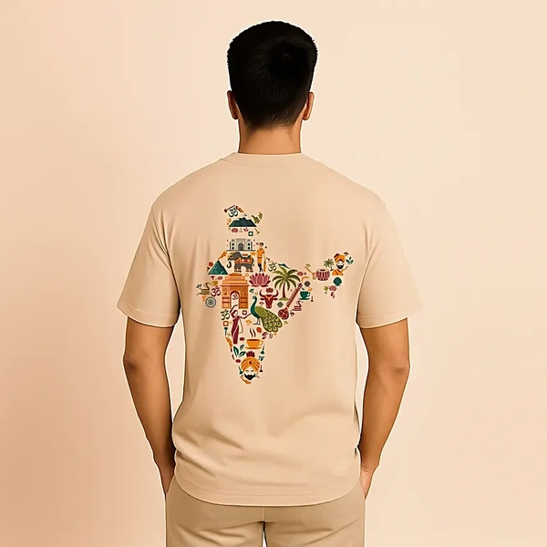 Namaste India Oversized Tshirt - Small