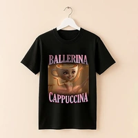 Ballerina Cuppucina Oversized Tshirt - Medium