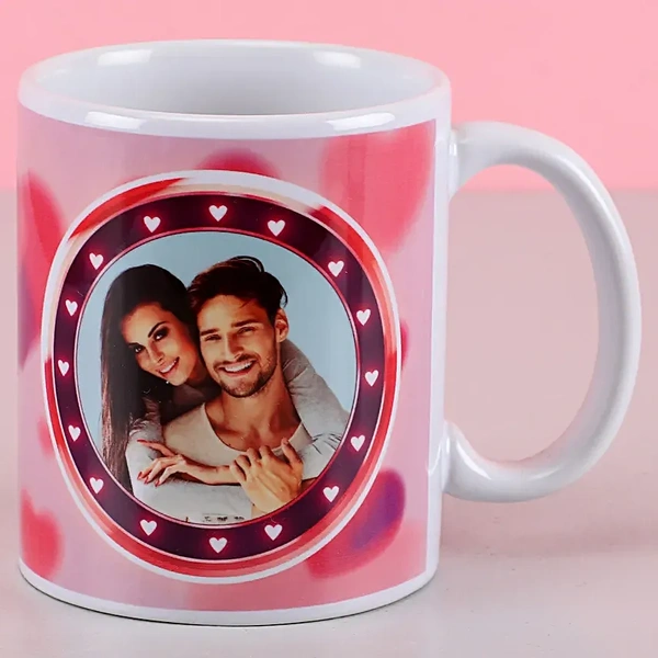 Heart Frame Personalized Mug