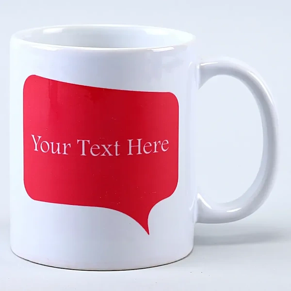 Personalized Message White Mug