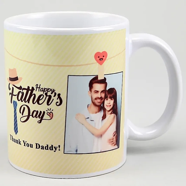 Personalized Father's Day White Mug