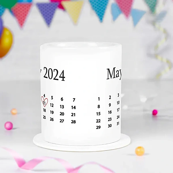 Personalized Calendar Mug