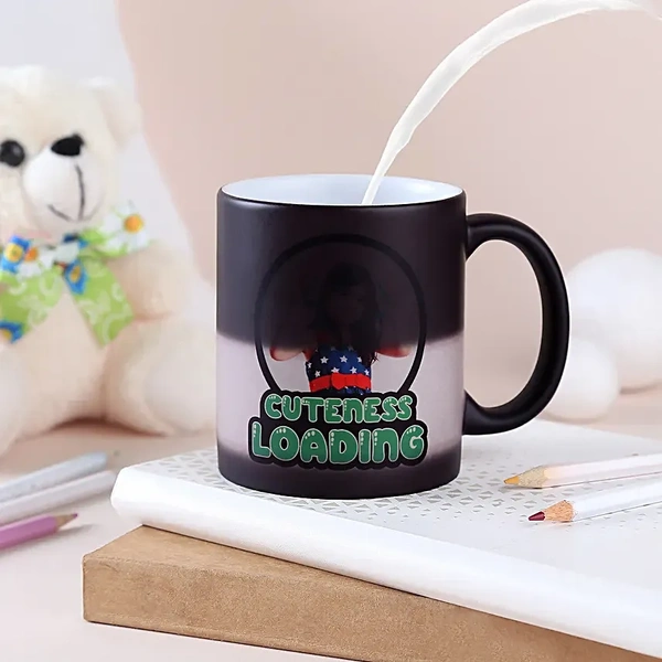 Cuteness Loading Personalized Magic Mug