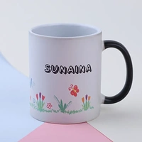 Personalized Floral Magic Mug