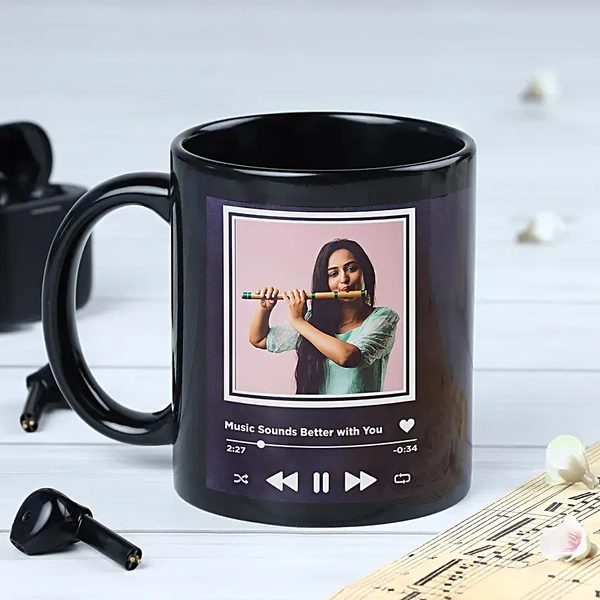 Black Photo Coffee Mug