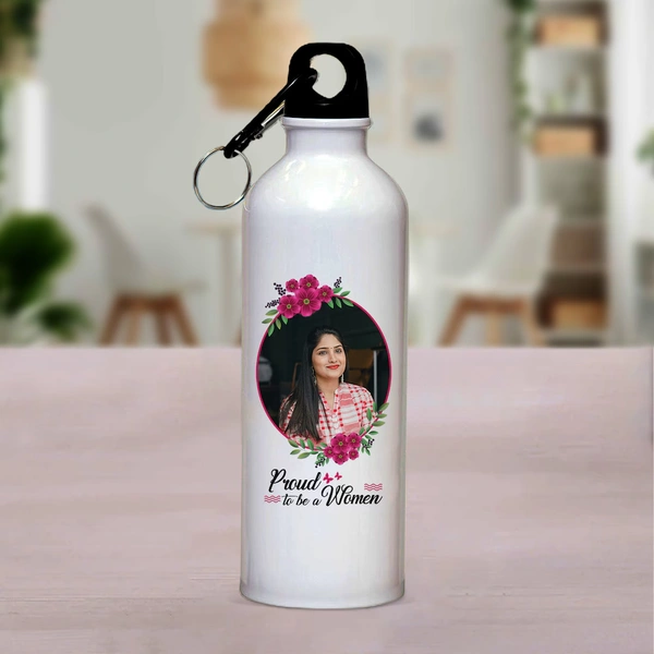 Personalized Proud to Be a Woman Sipper Bottle