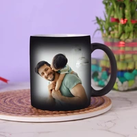 Cuddling Dad Personalized Magic Mug