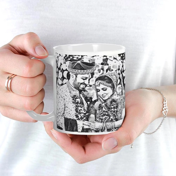 Personlised Pencil Art Mug