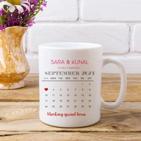 Personalized Calendar Photo Mug