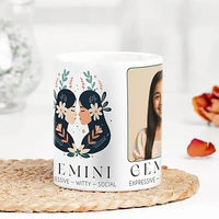 Chic White Gemini Mug Keepsake