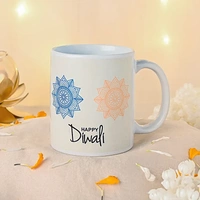 Happy Diwali Mug- White