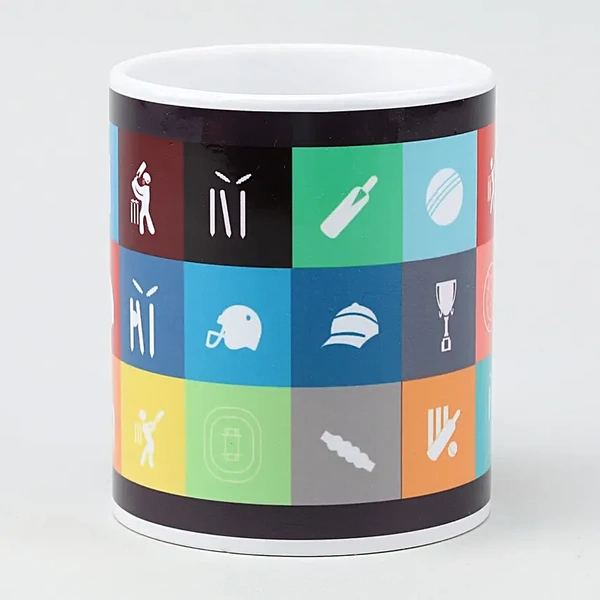 Cricket Elements Printed Mug