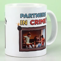 Partners In Crime Personalized White Mug