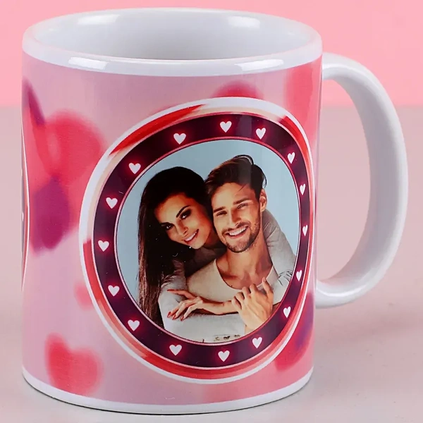 Heart Frame Personalized Mug