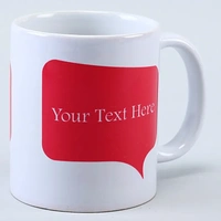 Personalized Message White Mug