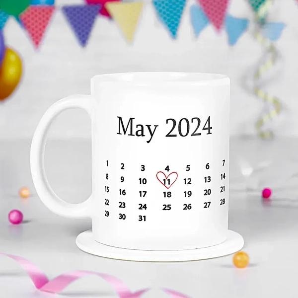 Personalized Calendar Mug