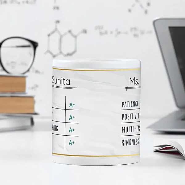 Teacher's Treasure Personalized Mug