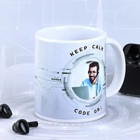 Personalized Photo Keep Calm Mug