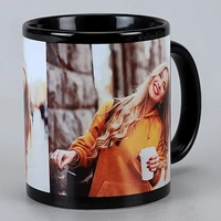 Personalized Love Black Ceramic Mug