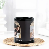 Personalized Love Begins With Mom Gift Mug