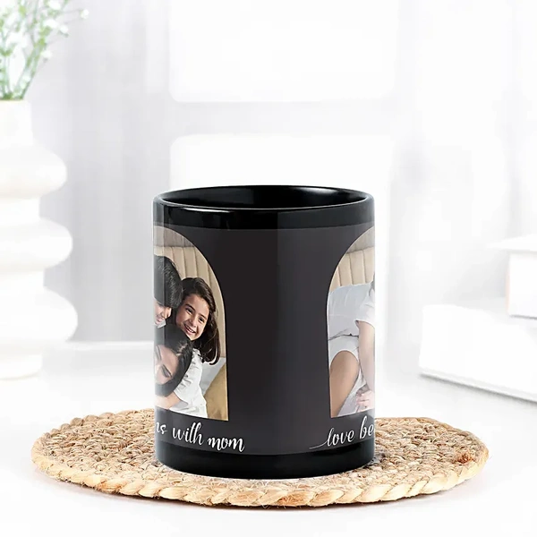 Personalized Love Begins With Mom Gift Mug