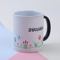 Personalized Floral Magic Mug