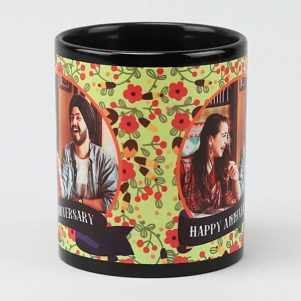 Personalized Happy Couple Anniversary Mug